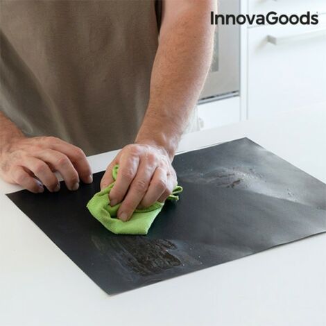 INNOVAGOODS Tapis de Cuisson pour Four et Barbecue InnovaGoods IG114116 2  Unités (Reconditionné A+) pas cher 