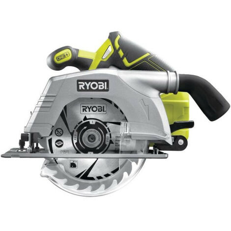 RYOBI - Scie circulaire 18V ONE+ - diam. 165 mm x 16 mm - 4 700 tr/min - Livrée avec 1 lame 24 dents - R18CS-0 (1/4)