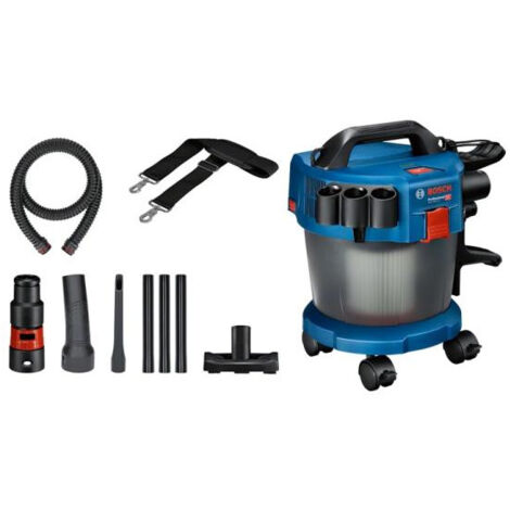Bosch – Aspirateur professionnel sans fil 18V – Technologie cyclonique – Capacité 10 L – Pour chantiers humides et poussières fines - 06019C6302