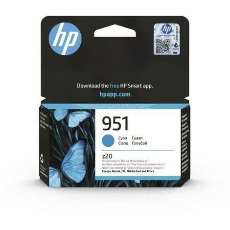 HP 951 Cartouche d'Encre Cyan Authentique (CN050AE) (1/5)
