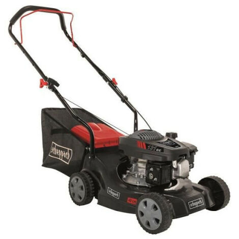 Scheppach Tondeuse Thermique MP132-40 - 3.4CV - Coupe 40cm - 3 Hauteurs - Panier 35L - Huile Incluse
