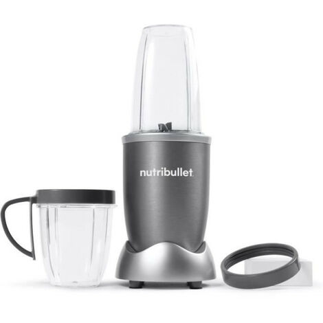 Blender - NUTRIBULLET - NB606DG - 600 W - 2 tasses incluses 700 ml et 500 ml - Gris - Sans BPA (1/4)