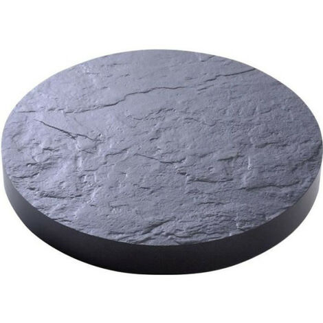 Support a roulettes - EDA PLASTIQUES - Ø 30 cm - Gris ardoise - Polypropylene - Plantes, petits arbustes (1/3)
