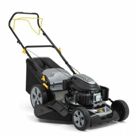 Alpina – Tondeuse thermique autotractée 51 cm – Moteur 166 cm3 – Bac de ramassage 60 litres – Surface jusqu'à 1800 m² – Modes de tonte variés (1/4)
