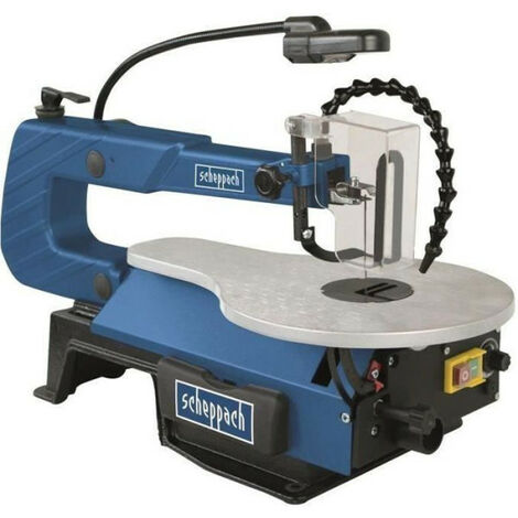Scheppach – Scie à chantourner 50mm de hauteur – Profondeur de coupe 406mm – Vitesse variable 500-1700min-1 – Éclairage LED intégré - SD1600V