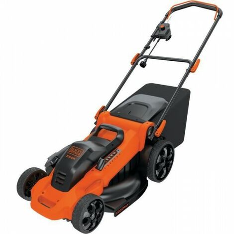Black & Decker – Tondeuse électrique filaire 48 cm – Moteur 2000 W – Bac de ramassage souple 50L – Système mulching et éjection latérale - LM2000-QS