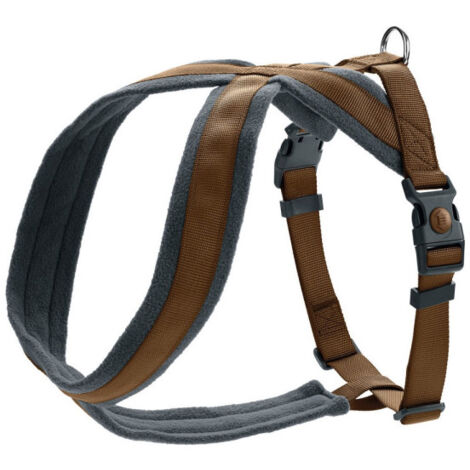 Dog Harness Hunter 38-52 cm Brown Black XS/S