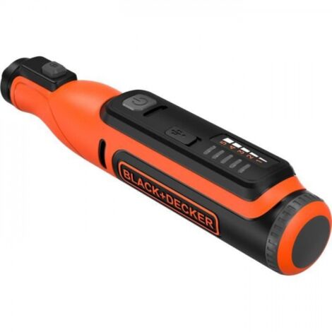Outil Multifonction Précision BLACK+DECKER 8V - 5 Vitesses, 36 Accessoires - Percer Poncer Polir Découper - BCRT8I-XJ