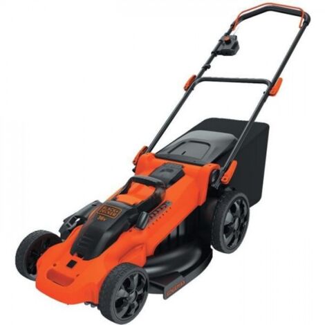 Tondeuse a Gazon a Gazon Electrique Sans Fil 36V CLMA4820L2-QW - BLACK+DECKER - 7 Hauteurs Réglables - Fonction Mulching
