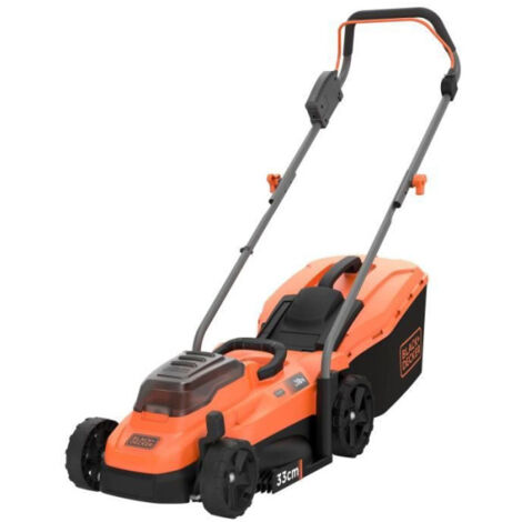 Tondeuse a Gazon sur batterie 18V 33cm de coupe BLACK+DECKER BCMW3318N-XJ - Livré sans batterie ni chargeur