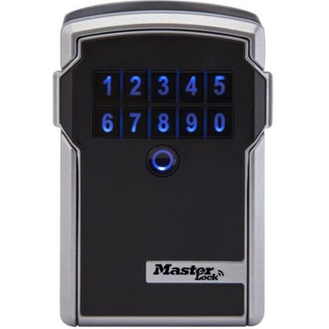 Master Lock – Armoire à clés Bluetooth format L – Déverrouillage par smartphone – Accès de secours clavier numérique – Historique des accès - 5441EURD (1/5)