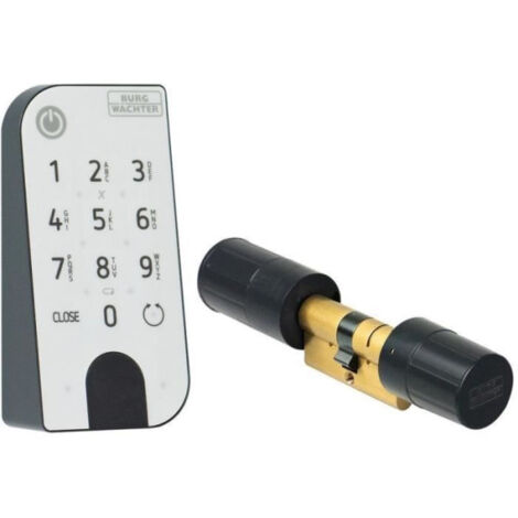 Cylindre électronique BURG-WÄCHTER secuENTRY Home 5001 avec clavier Pincode ENTRY - 6 utilisateurs (1/5)