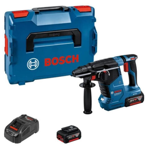 Bosch – Perforateur burineur SDS-PLUS 18V – 2 batteries 5.0Ah – Chargeur GAL 1880 – Moteur Brushless – Force de frappe 2.7J (1/5)
