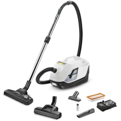 Aspirateur Robot NEW KARCHER DS 6 PLUS - sans sac avec filtration par eau + Accessoires - Rejette un air dépoussiéré a 99,95 % (1/5)