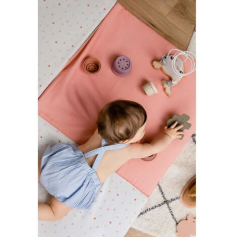 Tapis d'éveil Malin TINEO MON CoeUR 3en1 - Tapis évolutif multifonction - 120x120x5 cm