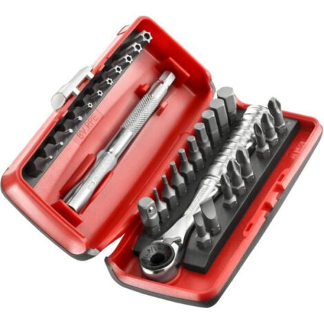 Coffret d'embouts 1/4'' 31 pieces - FACOM - R.PEJ31PB (1/3)