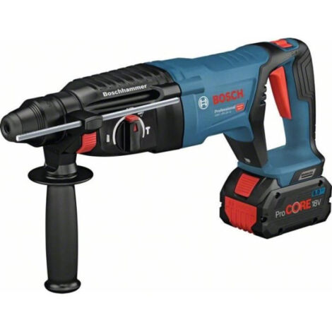 Bosch – Perforateur burineur sans fil 18V – Force de frappe 2,5 J – Moteur sans charbon – Pour béton armé et maçonnerie