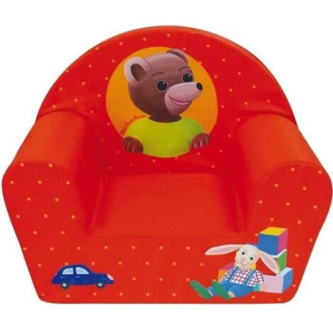 Fauteuil - Chaise - Bebe - Enfant club en mousse Petit Ours Brun pour enfant - Fun House (1/2)