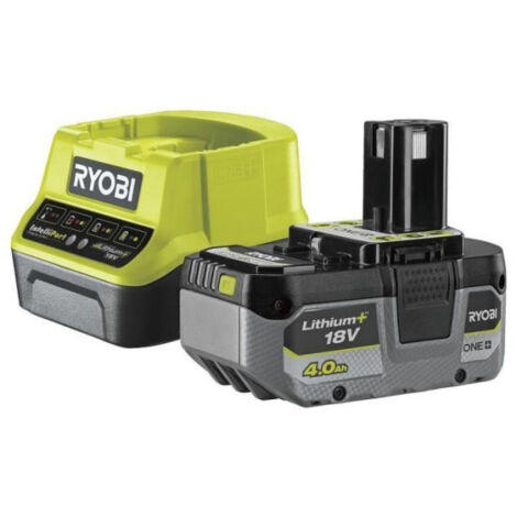 RYOBI RB1840X 18V One Plus Lithiu Plus 4.0Ah Copact Battery, Black