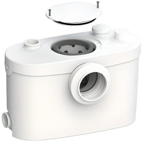 SFA – Broyeur silencieux 400W pour WC, douche, lavabo et bidet – Évacuation jusqu'à 5m en hauteur et 100m en longueur – Trappe d'accès rapide