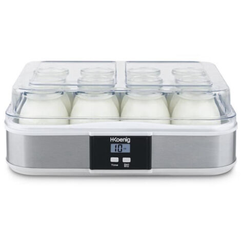 Yaourtiere HKoeNIG - ELY120 - Capacité 12 pots de 160ml - Programmable jusqu'a 15h - 15W (1/5)