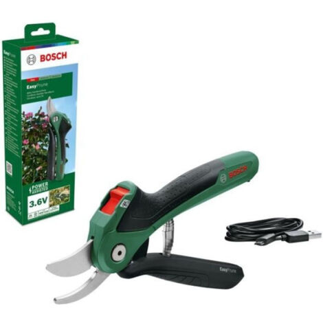 Bosch – Sécateur électrique sans fil 18V – Technologie Power Assist – Coupe assistée pour bois dur – Vert (1/5)