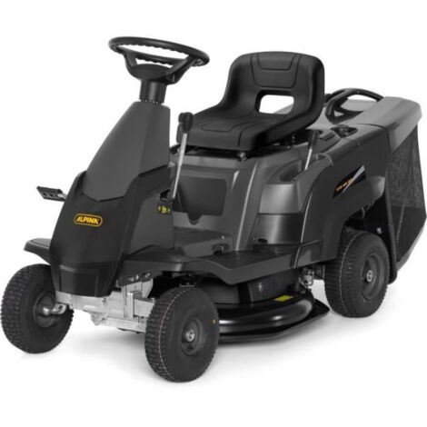 Alpina – Tondeuse autoportée thermique 66cm – Surface jusqu'à 1500m² – Moteur 224cm³ OHV – Éjection arrière avec bac 150L
