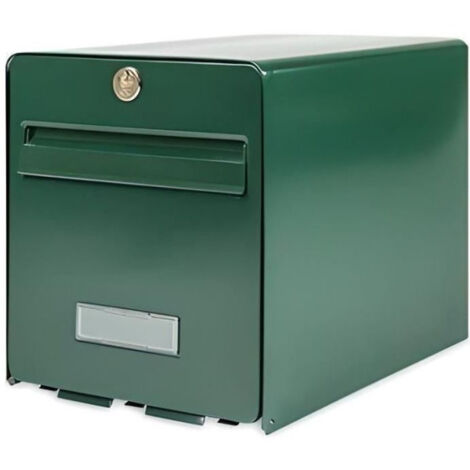 BURG WACHTER Boîte aux lettres Favor en acier galvanisé - 1 porte - Vert (1/3)