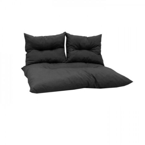 Kit palette classic - Matelas ardoise + 2 coussins dossier - JARDIN PRIVE (1/2)