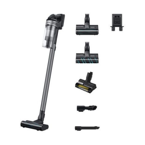 Aspirateur Balai SAMSUNG Jet 75E Complete VS20B75CR5 -  sans Fil - Puissance 200 AW - Autonomie 60 min - Station murale - 3 bross