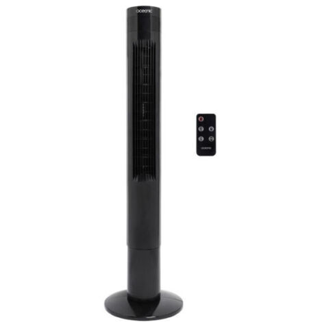 Ventilateur Colonne Maltec WK500Wt Avec Ioniseur - 45W, 3 Vitesses, Télécommande, Timer, Noir, Hauteur 102 Cm