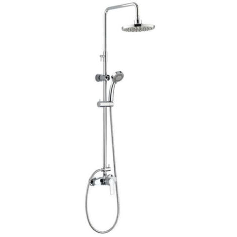 ROUSSEAU Colonne de douche avec robinet mitigeur mécanique Shenti chrome (1/3)