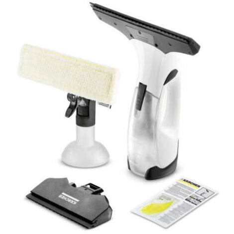Raclette - Lave Vitre Electrique - Nettoyeur KARCHER WV 2 Plus - Nettoyeur de vitres - 2 raclettes (170 mm + 280 mm) - Autonomie 35 min - Nettoie jusqu'a 105m² (35