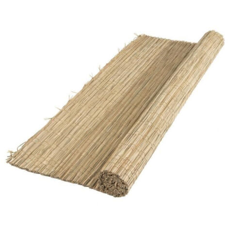 Canisse de carex naturel 100% occultant – Dimensions 1x3m – Épaisseur 6/7mm – Montage facile avec fil nylon