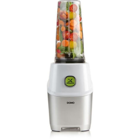 Blender  DOMO Xpower - DO700BL - 1000 W - 3 bouteilles (700 ml et 2 bouteilles 500 ml) - 10 pieces - Gris (1/5)
