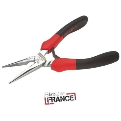 Pince a Becs demi-ronds droits FACOM - 193A.16CPEPB - Bec fin et finement strié pour renforcer la prise