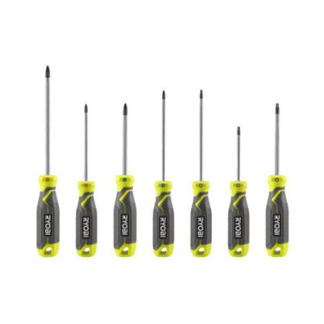 Jeu de 7 tournevis magnétiques RYOBI - RHSDS7PC (1/5)