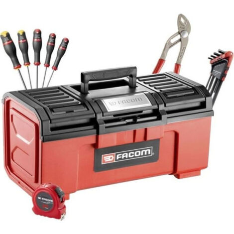 Boite a Outils FACOM - BP.C19NCM1PB - 19 + 16 Outils (Livré avec 5 Tvis Protwist + 9 Clés mâles + 1 pince multiprise + 1 Mesu (1/5)