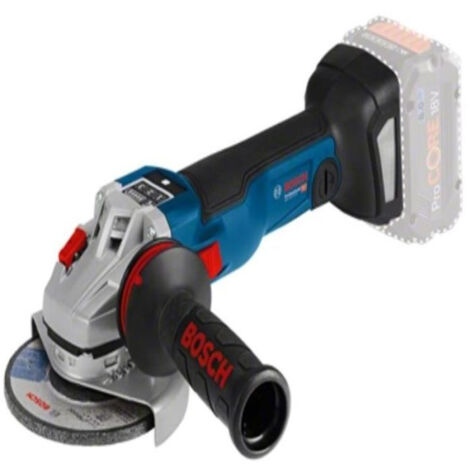Meuleuse D'angle Sans Fil 125mm - 18V, Système Quick Pour Changement De Meule Sans Outil - Parfaite Pour Les Espaces étroits