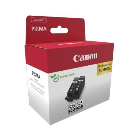 4 Cartouches D'encre Noire Compatibles Canon PGI-525BK (525XLBK) - 21ml - Neuf