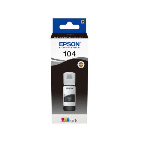 EPSON Kit de Remplissage d'Encre Epson EcoTank 104 - Noir - Jet d'encre - 4500 Pages - 1 Unit(s) (C13T00P140)