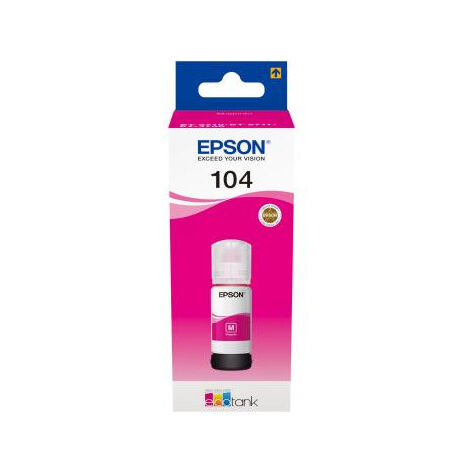 EPSON Kit de Remplissage d'Encre Epson EcoTank 104 - Magenta - Jet d'encre - 7500 Pages - 1 Unit(s) (C13T00P340)