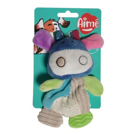 AIME Mini Jouet peluche vache - Pour chien