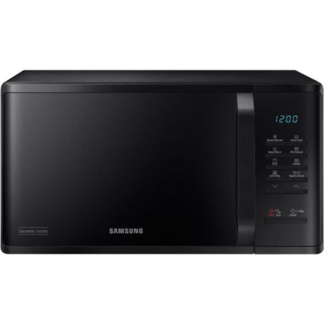 Micro-ondes Samsung MG23K3513AK - 23L - Gril - Electronique - 800W - 28,8 cm - Cavité céramique émail - Noir (1/5)