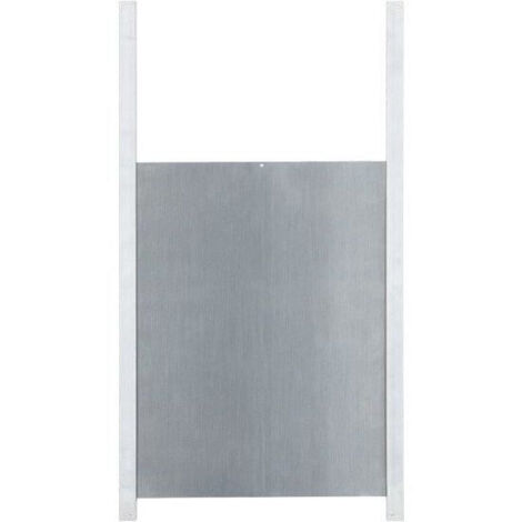 Porte coulissante pour poulailler - KERBL - Alu - 30 x 40 cm - Taille M - Glissieres incluses (1/2)
