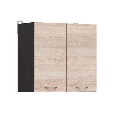 JUNONA Meuble haut 60 cm - 2 Portes - Chene sonoma (1/2)