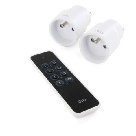 CHACON Kit 2 prises nano et télécommande -DiO (2300W, FR) (1/4)