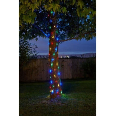 Guirlande solaire d'extérieur Multicolore 100 leds - SMART GARDEN - 11.9m (1/4)