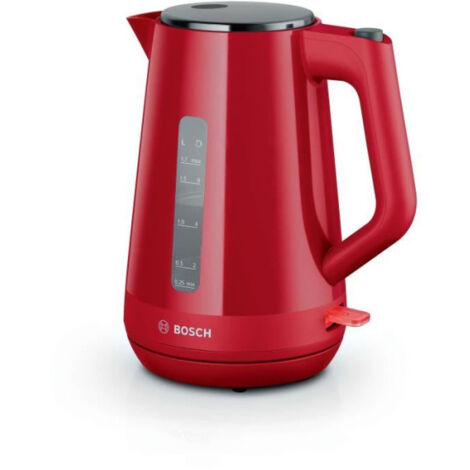 Bouilloire Electrique - BOSCH - TWK1M124 MyMoment - Rouge - capacité 1,7L - base 360° - filtre anti-calcaire (1/5)