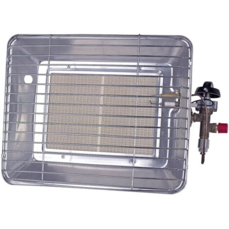 Chauffage infrarouge de chantier - ROTHENBERGER - 4200 W - Avec détendeur et flexible - Bas - Gris (1/5)